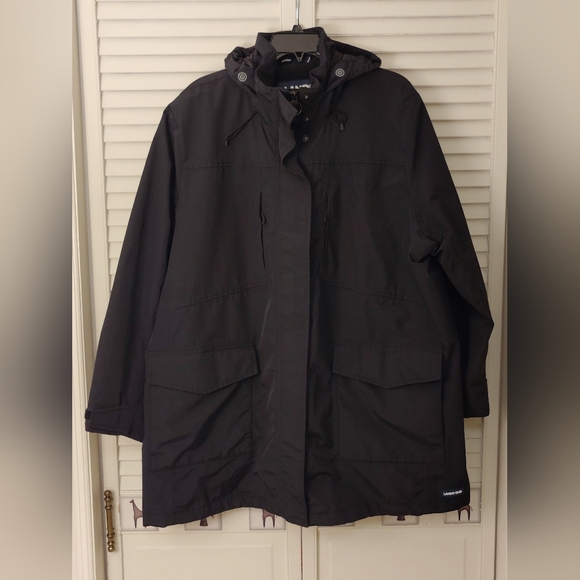Lands'End Women's Black Coat - Picture 7 of 8